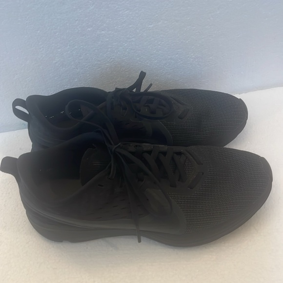 Nike zoom running athletic shoes black lightweight sneakers walking women size 8 - Picture 4 of 12